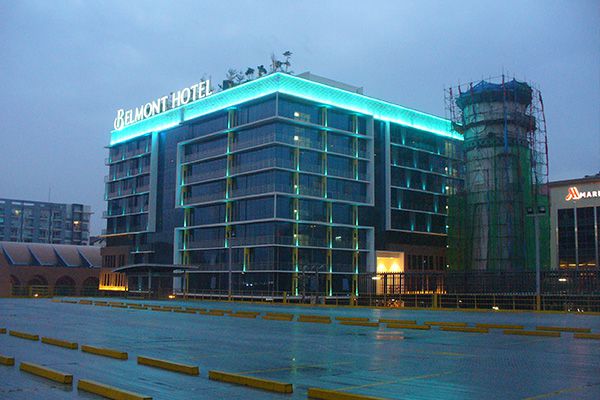 壹定发照明的户外装饰灯用在菲律宾旅馆工程项目